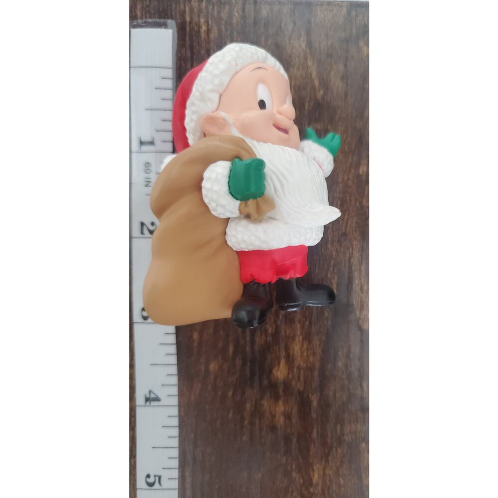🆓 FREE Hallmark Looney Tunes Elmer Fudd Keepsake Ornament 1993 Christmas Santa - Picture 7 of 14
